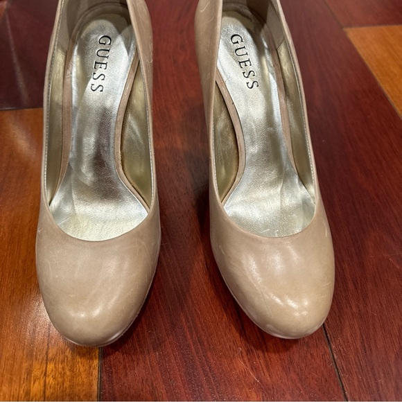 Guess High Heels, Platform Beige pump size 6.5 - Picture 1 of 5